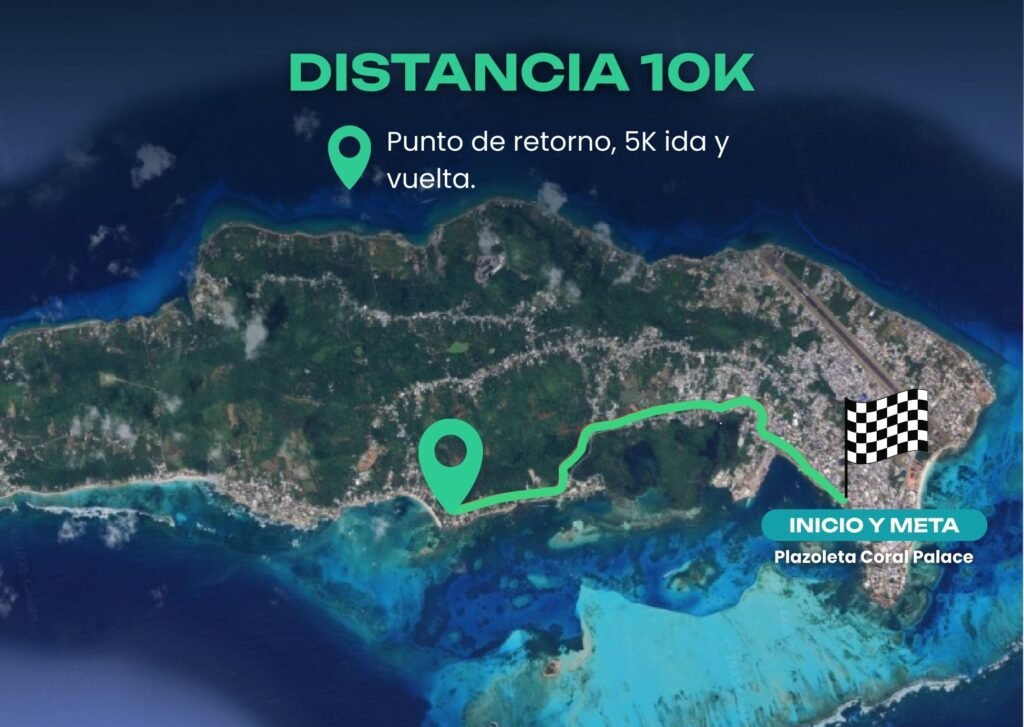 distancia 10k maraton 7 colores san andres colombia